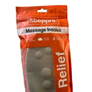 Stepprs Insoles Memory Foam Soles Massage Shoe Inserts Womens 11 Mens 10 NWT